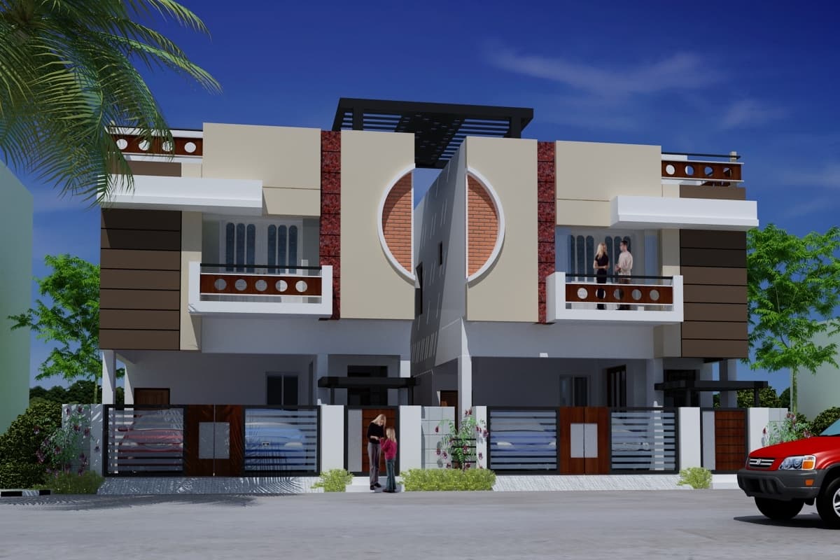 Twin House in Neelankarai — Neelankarai